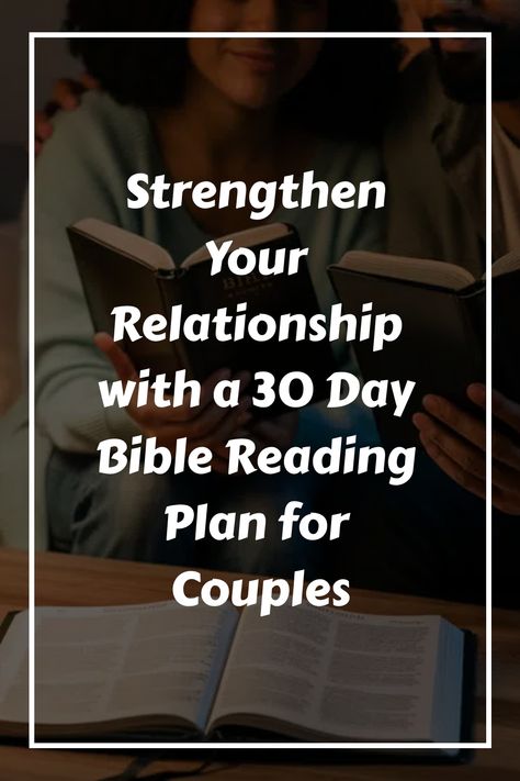 Explore the profound impact of engaging in Bible study as a couple, fostering a stronger bond and enhancing your spiritual journey together. Embark on our well-crafted 30-day program tailored for couples seeking to strengthen their relationship with each other and with God. This intentional practice can deepen your connection, nurture shared values, and cultivate a meaningful spiritual foundation within your partnership. Join us on this transformative path towards deeper faith and unity in love. Bible Study Lessons For Couples, Bible Study For Couples Dating, Couple Bible Study Plan, Bible Reading Plan For Couples, Bible Studies For Couples, Couples Bible Study Plan Dating, Relationship Bible Study, Couples Bible Study Plan, Bible Study For Couples