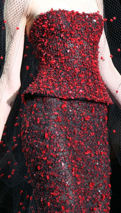 Armani Couture Gowns, Armani Haute Couture, Female Closet, Armani Prive Couture 2024, Giorgio Armani Haute Couture, Armani Prive Spring 2024 Couture, Luxury Red Embellished Sequin Fabric, Fashion Courses, Design Market