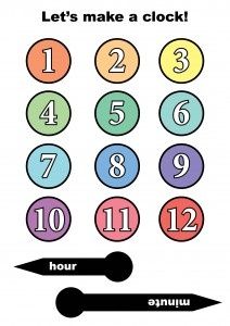 let's make a clock Nursery Rhymes Preschool Crafts, Teaching Clock, Learning Clock, Clock Template, Make A Clock, Clock Craft, Clock Numbers, Kindergarten Art Projects, Clever Classroom