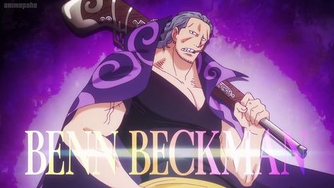 Red Hair Pirates 🔥 Ben Beckman, Red Hair Pirates, Benn Beckman, One Piece Cartoon, Anime Episodes, One Piece (anime), 8 Bit, Best Anime Shows, Anime Shows