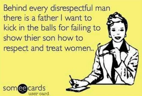 I have ZERO tolerance for disrespectful men. Oh yea, whoever made this post misspelled their! Clipuri Video, E Card, Someecards, Bones Funny, The Words, Great Quotes, True Stories, Favorite Quotes, Wise Words