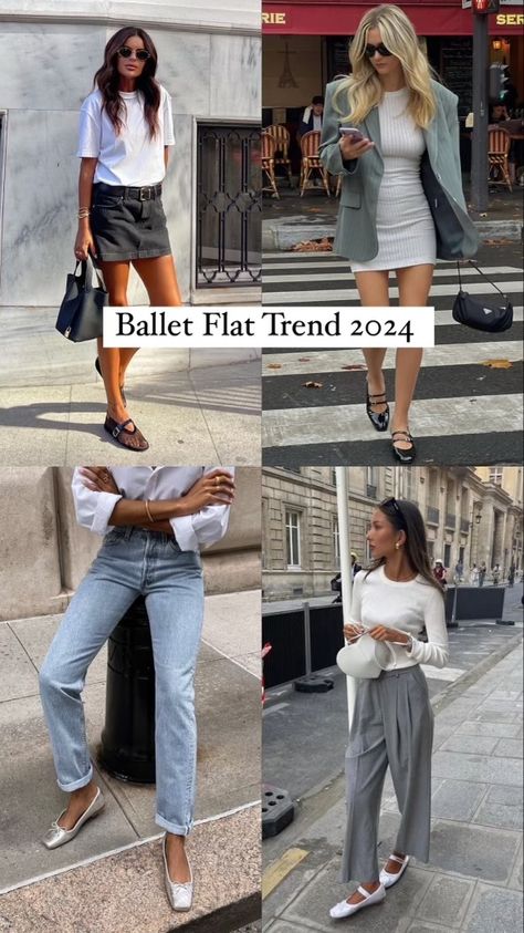 Ballet Flats Outfit 2024, Ballet Flats 2024, Alaia Ballet Flats Outfit, Alaia Ballet Flats, Shoes Summer 2024, How To Style Ballet Flats, Spring Shoes 2024, Alaia Flats, Fall Flats Outfit