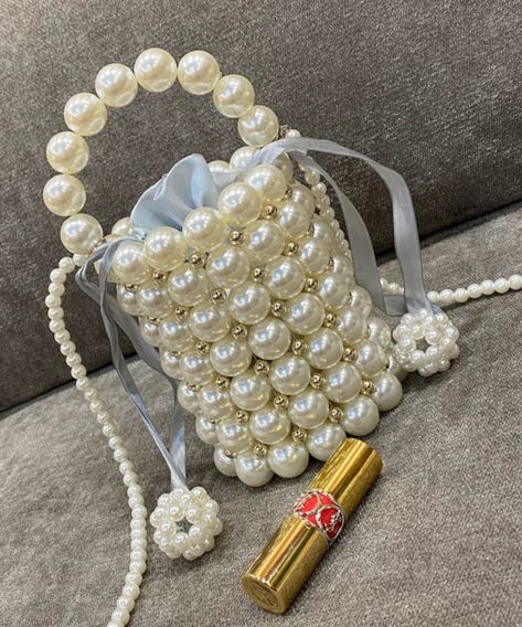 Pearl Clutch Bag, Designer Crossbody Bag, Fashion Purses, Pearl Clutch, Women Lipstick, Lipstick Bag, Women Crossbody Bag, Designer Crossbody, Purse Styles