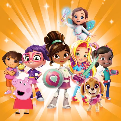 Nick Jr. on X: "We're celebrating the fierce girls on Nick Jr all this month and every day! 💗 #WomensHistoryMonth https://t.co/4GdBPHJx8A" / X Nella The Princess Knight, Disney Jr, Childhood Tv Shows, Nick Jr, Character Collection, Womens History Month, Shimmer N Shine, Cartoon Crossovers, Disney Junior