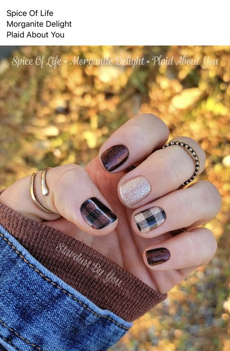 Happy Harvest Color Street, Fall Color Street Combos, Color Street Nails Combos, Color Street Fall, November Nail Designs, Nail Color Combos, Boho Nails, Nail Board, Fall Manicure