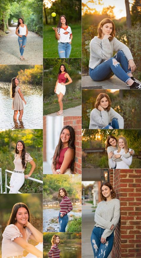 Senior Picture Ideas Female, Lake Graduation Photos, Poses For Teenagers Photoshoot, Freshman Photoshoot, Female Senior Pictures Poses, Diy Senior Pictures, Unique Senior Picture Ideas Creative, Creative Senior Pictures, Unique Senior Pictures