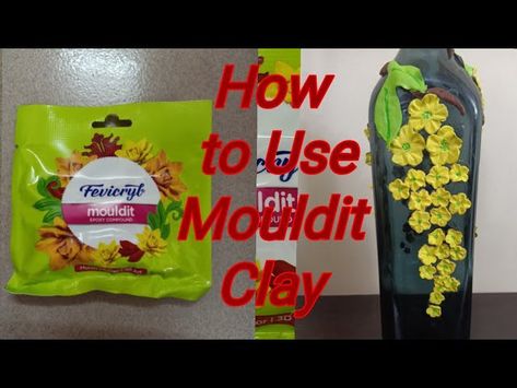 Air dry clay ideas Fevicryl Mouldit, epoxy clay, air dry clay, shilpkar, clay, clay use, DIY clay, mixing clay, clay hardner, resin base, mouldit, fevicryl, DIY, craft, bottle art, lockdown, clay projects Fevicryl Mouldit Art Ideas, Fevicryl Mouldit Clay Art, Fevicryl Mouldit Ideas, Dry Clay Ideas, Air Dry Clay Ideas, Clay Mixing, Craft Bottle, Clay Air Dry, Epoxy Clay