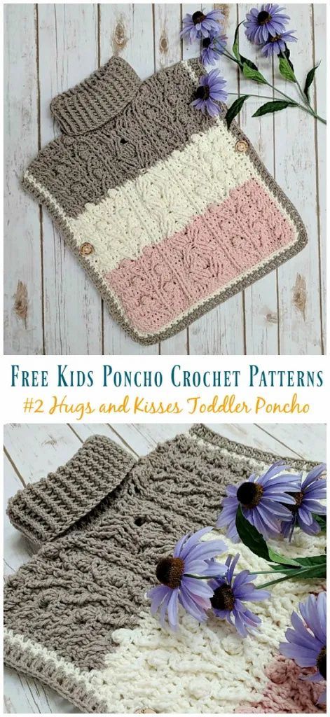 Crochet Poncho Kids, Toddler Poncho, Crochet Baby Poncho, Baby Poncho, Crochet Poncho Free Pattern, Poncho Crochet, Kids Poncho, Crochet Poncho Patterns, Crochet Baby Girl