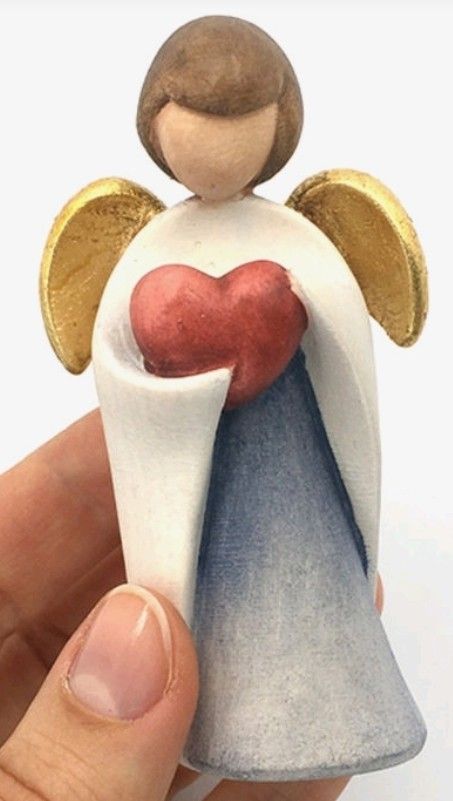 Ceramic Angels Sculpture, Angel Clay, Clay Angels, Clay Angel, Pottery Angels, Clay Christmas Decorations, Ceramic Christmas Decorations, Willow Tree Figurines, Polymer Clay Flower Jewelry