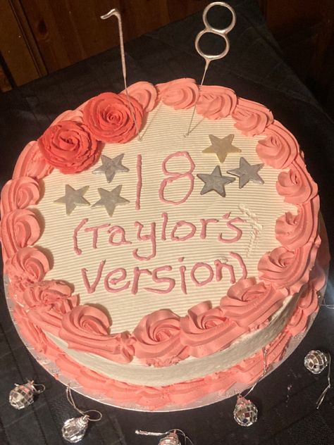 18th birthday taylor swift (taylor’s version) cake party theme with mirrorballs and stars Birthday Cake Taylor Swift, Cake Taylor Swift, Bolo Taylor Swift, Taylor Swift Cake, Taylor Swift Birthday Party Ideas, 17 Birthday Cake, 18th Cake, About Taylor Swift, 13 Birthday Cake