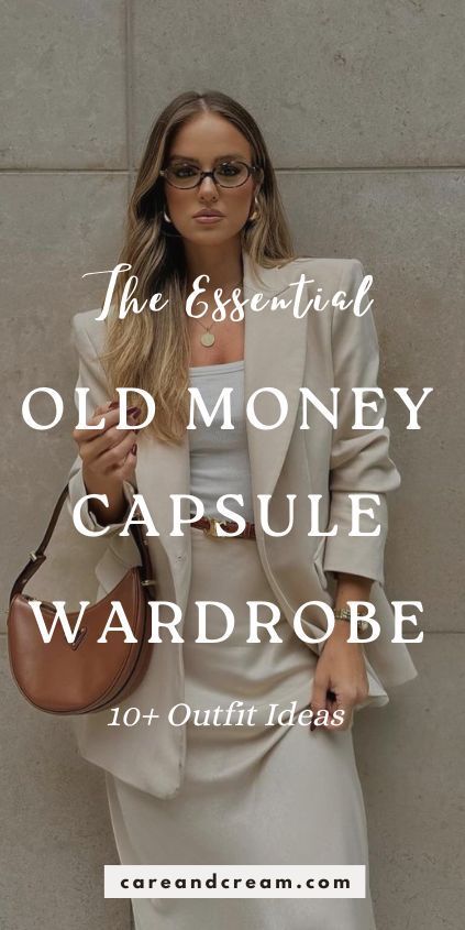 Looking to create an old money capsule wardrobe? Our essentials guide has you covered! Learn how to look old money and achieve the timeless old money aesthetic. This guide also includes old money outfit ideas. Plus: quiet luxury capsule wardrobe, old money wardrobe essentials women, old money aesthetic women, old money aesthetic outfits, timeless capsule wardrobe, old money closet essentials. (📷 thacianamesquita IG) Summer Quiet Luxury Outfits, Luxury Capsule Wardrobe, Old Money Capsule Wardrobe, Old Money Outfit Ideas, Look Old Money, Outfits Timeless, Barcelona Trip, Simple Blouses, Smart Outfits