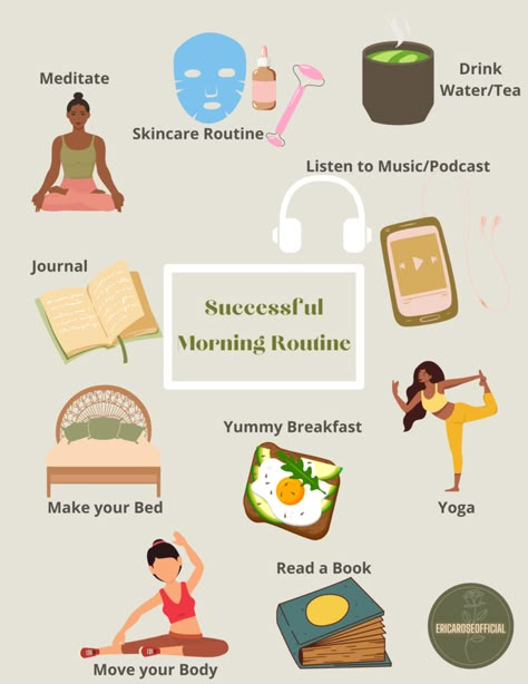 Morning Selfcare, Motivational Routine, Morning Healthy Routine, School Motivation Routine, Morning Inspo Aesthetic, Fitness Morning Routine, Must Have For School, Good School Morning Routines, Selfcare Morning Routine