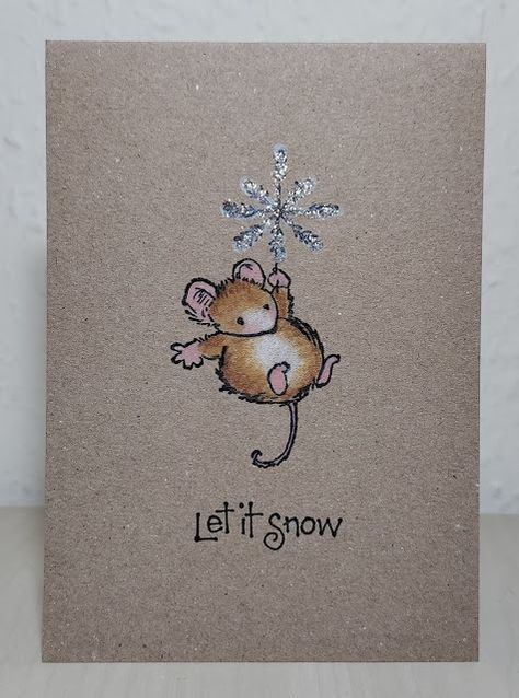 Helen's Craft Haven...: Xmouse Ornament Christmas Simple Painting Ideas, Cute Watercolour Christmas Cards, Christmas Cards Art, Christmas Card Inspiration Design, Cute Handmade Christmas Cards, Christmas Cards Handmade Aesthetic, Christmas Aesthetic Cards, Cute Christmas Sketches, Christmas Paint Ideas