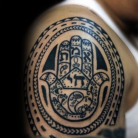 80 Hamsa Tattoo Designs For Men - Evil Eye Ink Ideas Jewish Tattoo, Elephant Tattoo Meaning, Hamsa Tattoo Design, Hamsa Hand Tattoo, Hebrew Tattoo, Evil Eye Tattoo, Tattoo Spots, Hamsa Tattoo, Wild Tattoo