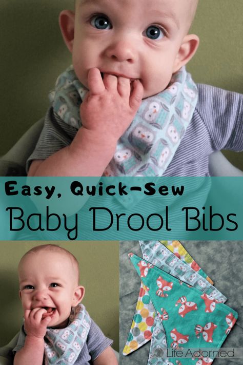 Bandana Bib Pattern Free, Drool Bibs Pattern, Baby Bibs Patterns Free, Bandana Bib Pattern, Diy Baby Bibs, Baby Drool Bibs, Sew Baby, Drool Bibs, Boy Sewing