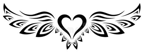 Heart And Wings Tattoo, Tattoo Angels, Heart With Wings Tattoo, Heart Wings, Anklet Tattoos, Quote Tattoos, Tattoo Heart, Heart Tattoos, Angel Wings Tattoo