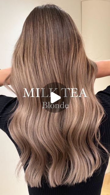 DW CREATIVE GROUP on Instagram: "Milk Tea Blonde 🧋🤎 Beige with a hint of milky glow ✨ A shade balancing on the edge between light brown and dark blonde ✌🏻 Do you like such solutions? #milktea #milkteahair #bronde #hairtrends #brownhaircolor #livedinblonde #lightbrownhair #hairdone #brondehair #colorblending  _____________________________________________________________ Milk Tea Blonde 🧋🤎 Beż z domieszką mlecznej poświaty ✨ Odcień balansujący na granicy jasnego brązu a ciemnego Blondu ✌🏻 Lubicie takie rozwiązania ?" Blonde For Dark Skin, Brown Skin Blonde Hair, Dark To Light Hair, Beige Hair Color, Dark Skin Light Hair, Blonde Beige, Blond Beige, Hidden Hair Color, Beige Blonde Hair