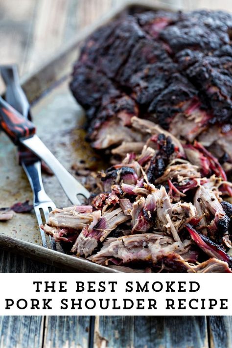 Bbq Pork Shoulder Recipes, Traeger Pulled Pork, Smoked Pork Tenderloin Recipes, Smoked Pork Loin Recipes, Smoked Pork Roast, Smoked Pulled Pork Recipe, Pork Shoulder Recipe, Smoked Pork Recipes, Smoked Pork Tenderloin