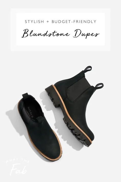 Keep your feet stylish and warm all winter in these affordable Blundstone dupes! Click this pin to shop them all. cute ankle boots, capsule wardrobe, minimalist style Nisolo Chelsea Boot, Chelsea Boots Black, Cute Ankle Boots, Blundstone Boots, Heeled Chelsea Boots, Women's Shoes Accessories, Platform Heels Chunky, Stylish Boots, Black Chelsea Boots