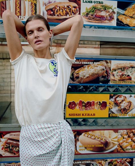 Zara Tourist Spring / Summer 2019 Lookbook | Fashion Gone Rogue Tourist Fashion, Zara Campaign, Lamb Gyros, Zara Spring, Shish Kebab, Dressy Skirts, Mickey Mouse Shirts, Kitten Heel Sandals, The Tourist