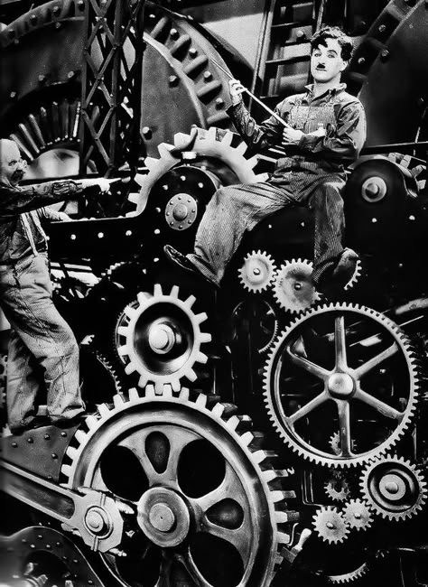 Charlie Chaplin Modern Times, Man And Machine, Charles Spencer Chaplin, Charles Spencer, Charles Chaplin, Silent Film Stars, Vevey, Arte Van Gogh, Silent Movie