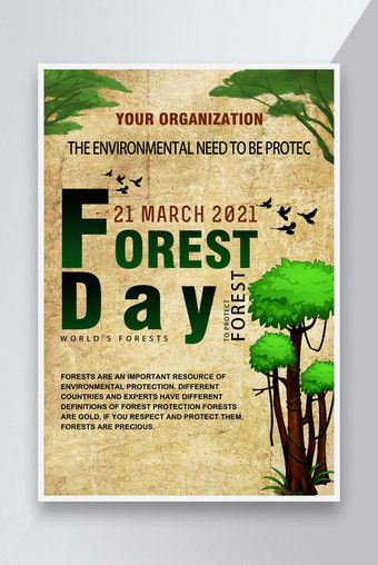 International Day of Forests Poster#pikbest# Forest Day Poster, International Children's Day, Poster Psd Free Download, Forest Background, Poster Psd, Arbour Day, Money Sign, Presentation Video, Butterfly Drawing