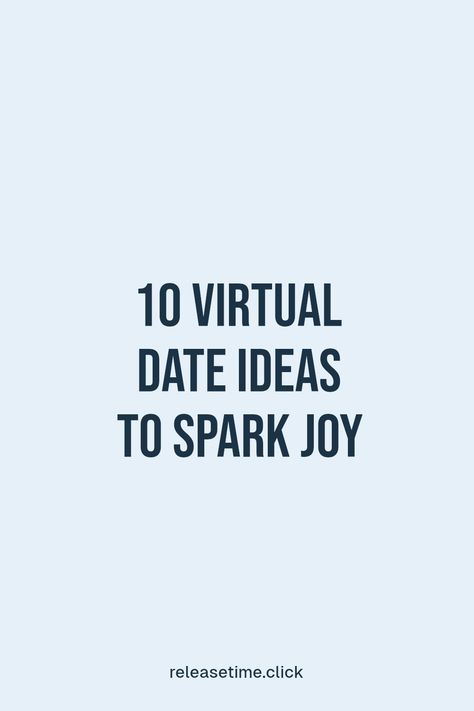 Discover 10 creative and fun virtual date ideas to keep the romance alive! In our fast-paced world, it's easy to forget quality time with your partner. Try unique online activities like cooking together, virtual game nights, and themed movie marathons. These engaging suggestions will foster connection and fun from the comfort of your home. Whether near or far, light the spark of love with these unforgettable virtual dates that blend laughter, interaction, and comfort. Virtual Date Ideas, Virtual Museum Tours, Creative Dates, Virtual Travel, Strong Marriage, Game Nights, Date Ideas, Spark Joy, The Spark