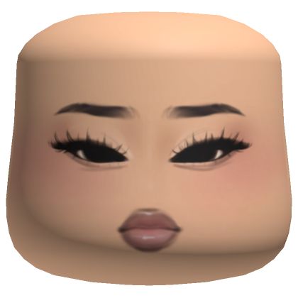 Just Better Makeup Cheeks Head Light Skin Tone Roblox Makeup Faces, Roblox Makeup, Makeup Cheeks, Better Makeup, Doll Makeup, Create An Avatar, Head Light, Light Skin, Mix Match