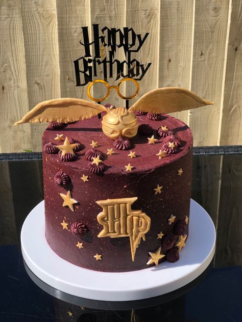 Diy Harry Potter Cake, Harry Potter Pasta, Harry Potter Cakes Birthday, Gryffindor Cake, Tarta Harry Potter, Pastel Harry Potter, Harry Potter Cake Ideas, Harry Potter Anniversary, Harry Potter Cakes