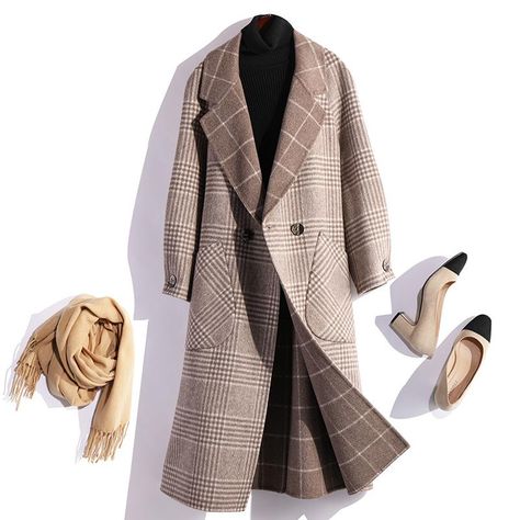 Wool trench coat women