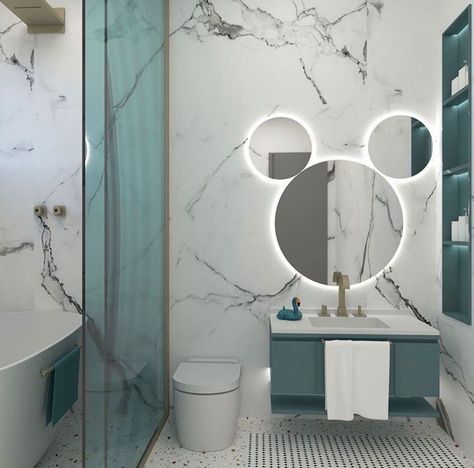 Bathroom Kids Ideas, Kids Modern Bathroom, Kid Bathroom Ideas, Baby Bathroom Decor, Modern Kids Bathroom Ideas, Kids Washroom, Bathroom For Kids, Bedroom Wall Paint Colors, Kids Bathroom Ideas