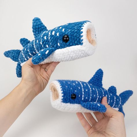 Crochet Whale Shark Pattern Free, Crochet Whale Shark, Whale Shark Pattern, Crochet Whale, Plush Yarn, Shark Pattern, The Whale, Whale Shark, Pattern Free