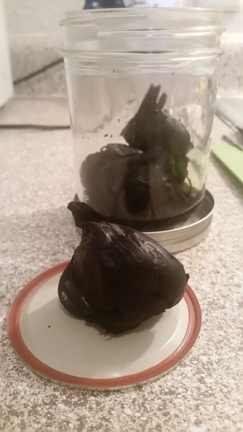 How to Make Black Garlic at Home in a Crock-Pot (Recipe) - Delishably - Food and Drink How To Make Black Garlic, How To Make Black Garlic At Home, Black Garlic Sauce, Recipes With Black Garlic, Black Garlic Recipes, Garlic Garlic, Garlic Benefits, Garlic Scapes, Black Garlic