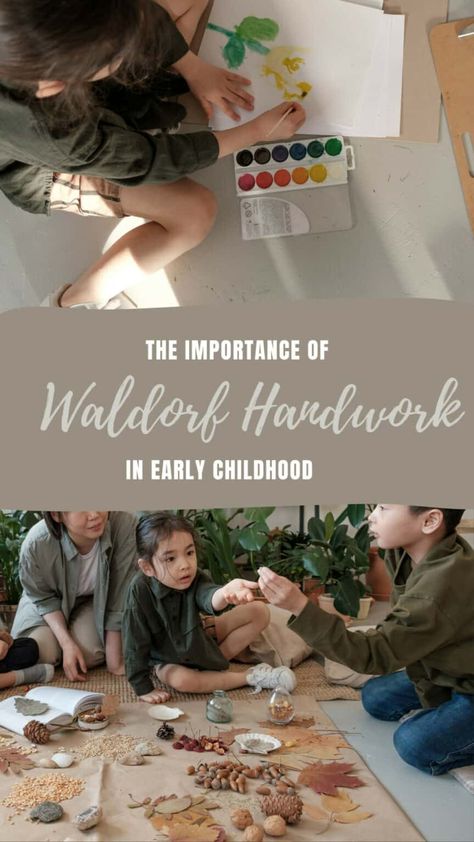 Waldorf Early Childhood, Waldorf Handwork Projects, Waldorf Parenting, Holistic Parenting, Waldorf Nursery, Waldorf Lessons, Reggio Documentation, Waldorf Toddler, Documentation Ideas