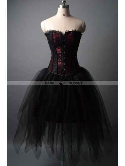 Goth Dresses Short, Gothic Dress Short, Red Gothic Dress, Red Hoco Dress, Gothic Corset Dresses, Goth Prom Dress, Goth Wedding Dresses, Gothic Prom, Gothic Prom Dress