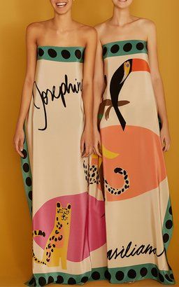 Uni Fashion, Adriana Degreas, Josephine Baker, Tropical Dress, Pinterest Fashion, Sarong, Scarf Print, Moda Operandi, Short Dress