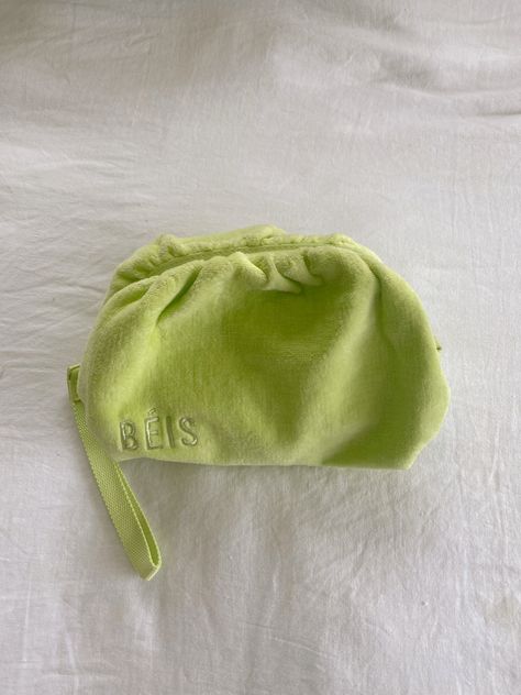 Cosmetics Pouch | Maxie Elise - terry cloth, beis, beach bag, neon, summer 2022, beach must haves Beach Must Haves, Beach Pouch, Beauty Pouch, Cosmetics Pouch, Neon Summer, Drugstore Skincare, Beauty Organization, Fabric Pouch, Hair Mist