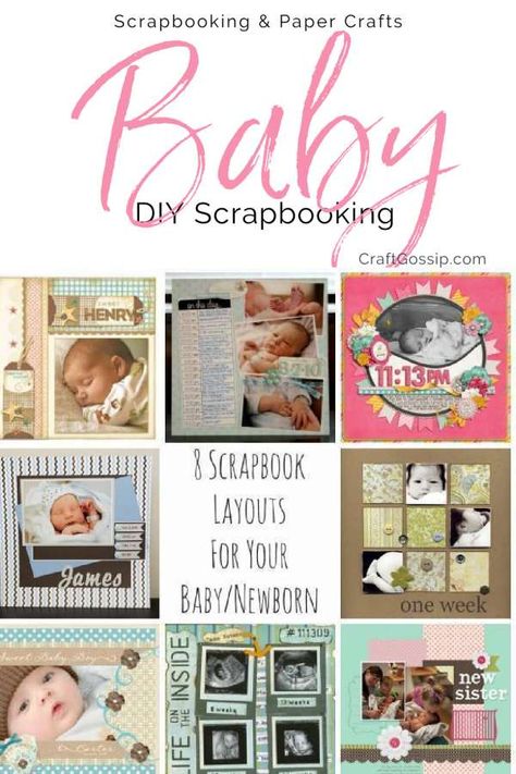 Scrapbook Baby Book Ideas, Scrapbook Layout Ideas, Baby Boy Scrapbook Layouts, Pregnancy Scrapbook, Bridal Shower Scrapbook, Boy Scrapbook Layouts, Paper Bag Scrapbook, Baby Scrapbook Album, Unique Scrapbooks