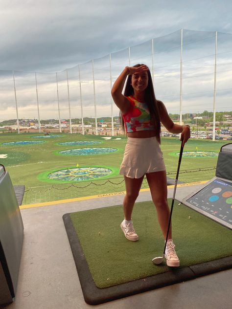 Top Golf Birthday Party, Top Golf Birthday, Top Golf Party, Golf Aesthetics, High Top Converse Outfits, Golf Pictures, Fun List, Golf Birthday Party, Converse Outfits