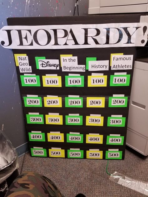 Jeopardy Board, Senior Living Activities, Nursing Home Activities, Jeopardy Game, Price Is Right Games, Elderly Activities, Activity Director, Senior Activities, Hair Color Brown