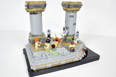 501st Legion attack on the Jedi Temple - LEGO Star Wars Order 66 MOC | 2 Lego Jedi Temple, Star Wars Order, Jedi Temple, Order 66, 501st Legion, Revenge Of The Sith, 15 Year Anniversary, Jedi Order, Lego Moc