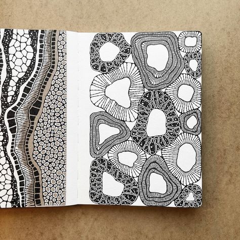 Detailed Doodles, Meditative Drawing, Nature Doodle, Doodle Notebook, Sketchbook Notebook, Natural Architecture, Zentangle Artwork, Zen Doodle Art, Doodle Inspiration