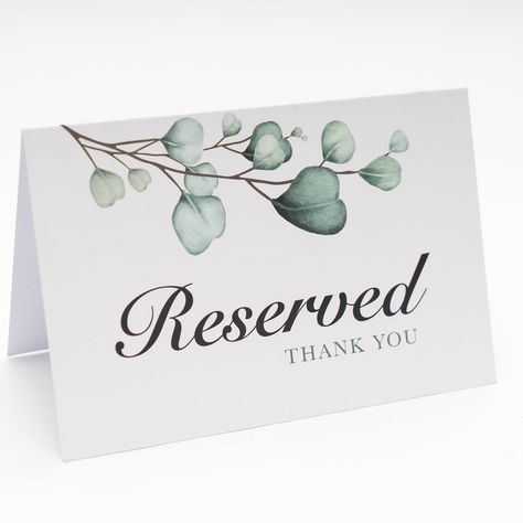 PRICES MAY VARY. IMPRESS YOUR GUESTS: Reserve a seat at the table for a vip! These custom designed beautiful place setting reservation tent cards will help your guests know where not to sit and will be amazed at how cute each place seating is! BEAUTIFY YOUR CELEBRATION: These unique reserved sign place cards leave a great first impression when guests sit down for dinner! They also fit nicely onto a white plate or table. They can also be used as restaurant buffet food labels, outdoor picnic or pa Clever Signs, Signs For Weddings, Reserved Wedding Signs, Reserved Table Signs, Printing Practice, Weddings Receptions, Signing Table Wedding, Reserved Signs, Christmas Events