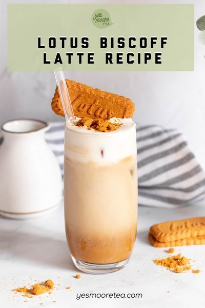 Learn how to make a very delicious latte drink with unexpected ingredients - Lotus Biscoff cookies and cookie butter spread! #lotusbiscoff #latte #lotusbiscoffcookies #lotusbiscoffcookiebutter #coffee Lotus Biscoff Drink, Biscoff Drinks Recipes, Biscoff Lotus Cookies, Iced Cookie Butter Latte, Biscoff Iced Coffee, Cookie Butter Iced Latte, Cookie Butter Coffee Recipe, Cookie Butter Latte Recipe, Pretty Coffee Drinks