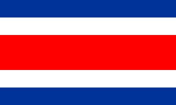 Costa Rica Costa Rican Flag, Costa Rica Flag, Anna Olson, Nicaragua Travel, Flag Coloring Pages, Pan Integral, Puntarenas, Costa Rican, Costa Rica Travel