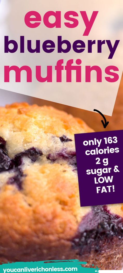 Low Sugar Blueberry Muffins, Low Calorie Blueberry Muffins, Low Fat Blueberry Muffins, Low Fat Muffins, Low Calorie Muffins, Bakery Style Blueberry Muffins, Easy Blueberry Muffins, Healthy Blueberry Muffins, Low Fat Low Carb