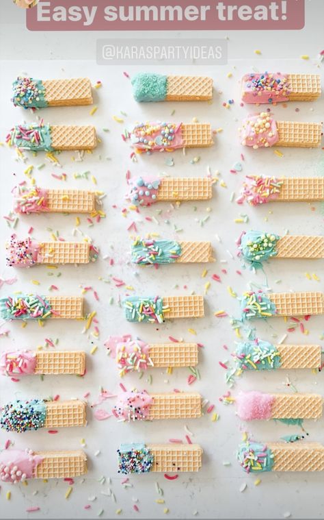 Lila Party, Birthday Party Desserts, Party Sweets, Candyland Birthday, Ice Cream Birthday, All Pink, Birthday Treats, Party Desserts, Party Treats