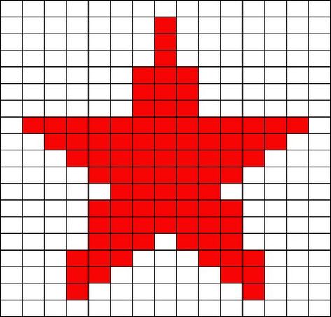 a star Crochet Star Chart, Alpha Star Pattern, Star Crochet Pattern Grid, Tapestry Crochet Star Patterns, Crochet Star Grid Pattern, Star Alpha Pattern Crochet, Crochet Star Pixel Pattern, Free Crochet Patterns Tapestry, Crochet Star Tapestry