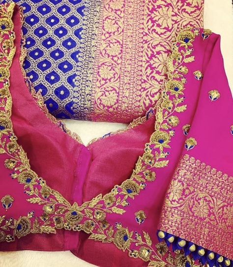 Dm@9640490158 Designer maggam work blouse Fabric: Halfpattu/Rawsilk Dispatch: 3days Price : 3200unstiched . 3750 stitched Colours and sizes can be customised accordingly Bridal Maggam Work Blouses, Banaras Blouse, 50 Blouse Designs, Maggam Work Blouse, Best Blouse Designs, Kids Blouse, New Blouse Designs, Sari Blouse Designs, Indian Saree Blouses Designs