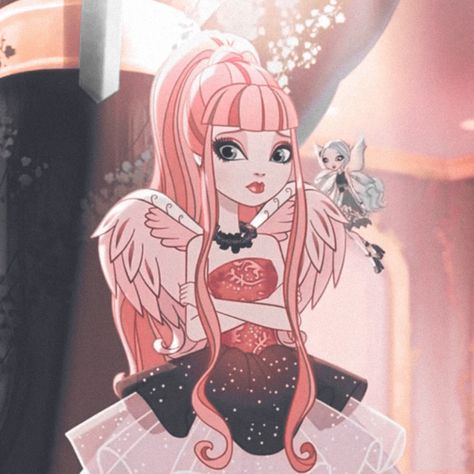 Cupid From Ever After High, Cupid Ever After High Icons, Pink Character Pfp, Cupid Pfp, Eah Pfp, Ever After High Pfp, Cupid Ever After High, Ever After High Characters, Ever After High Icons